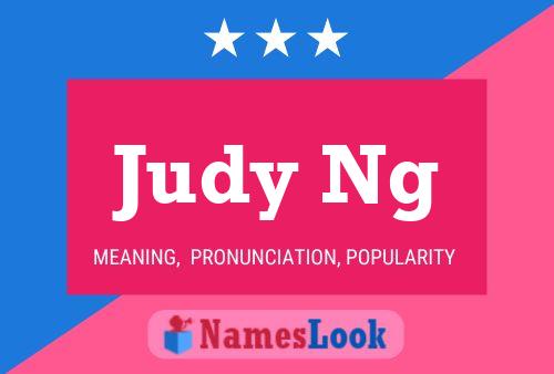 Pôster do nome Judy Ng