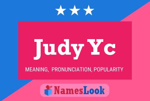 Pôster do nome Judy Yc