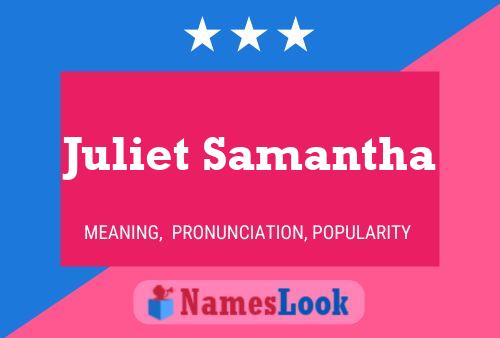 Pôster do nome Juliet Samantha