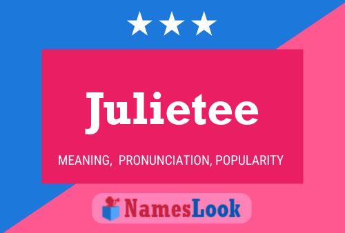 Pôster do nome Julietee