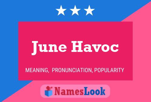 Pôster do nome June Havoc