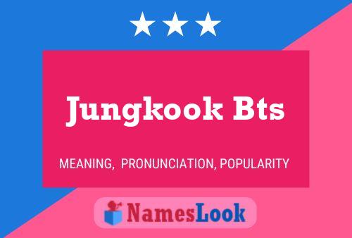 Pôster do nome Jungkook Bts