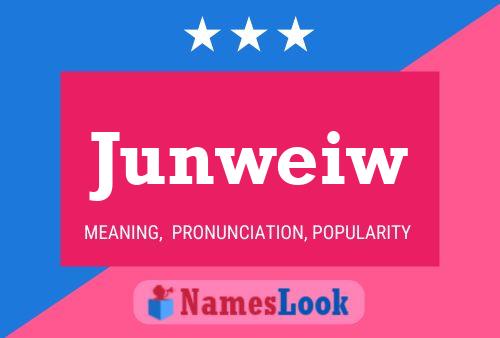 Pôster do nome Junweiw