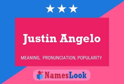 Pôster do nome Justin Angelo