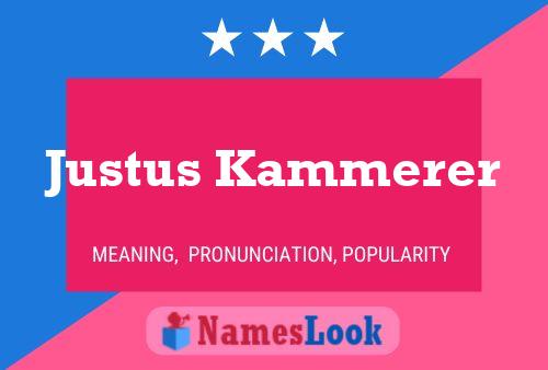 Pôster do nome Justus Kammerer