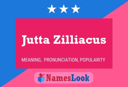 Pôster do nome Jutta Zilliacus