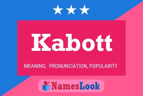 Pôster do nome Kabott