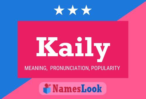 Pôster do nome Kaily