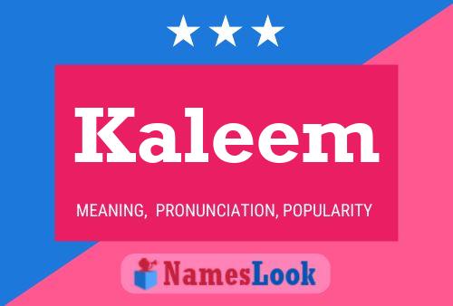 Pôster do nome Kaleem