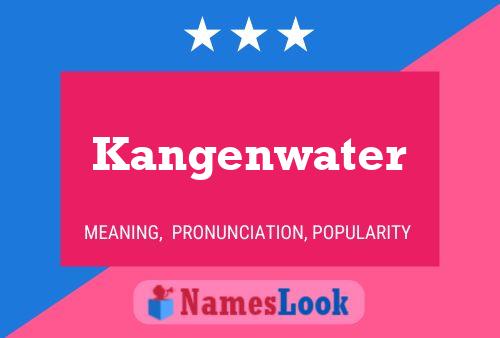 Pôster do nome Kangenwater