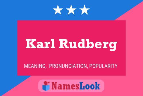 Pôster do nome Karl Rudberg