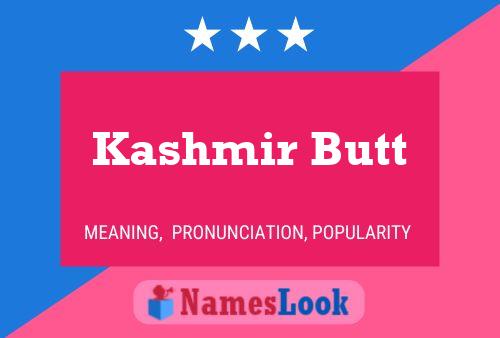 Pôster do nome Kashmir Butt