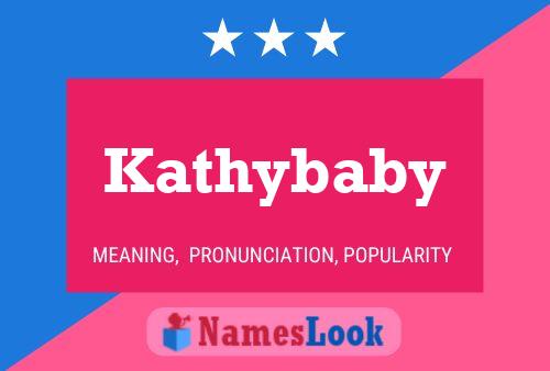 Pôster do nome Kathybaby