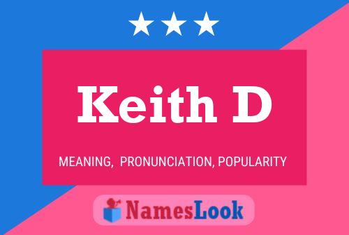 Pôster do nome Keith D