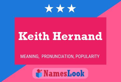 Pôster do nome Keith Hernand