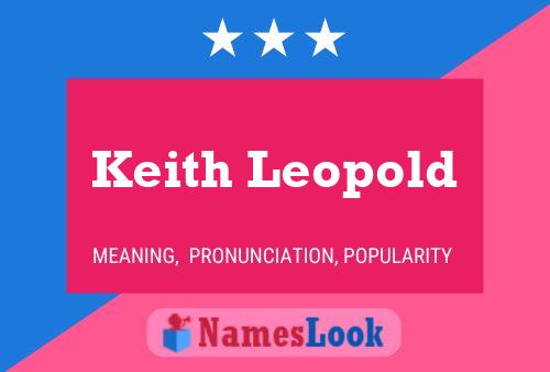 Pôster do nome Keith Leopold