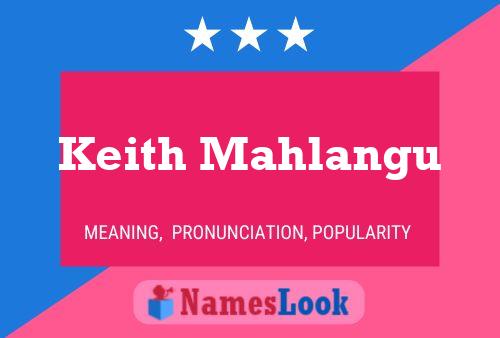 Pôster do nome Keith Mahlangu