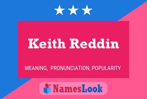 Pôster do nome Keith Reddin