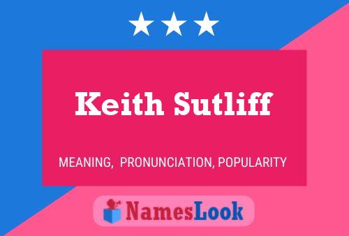 Pôster do nome Keith Sutliff