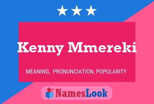 Pôster do nome Kenny Mmereki