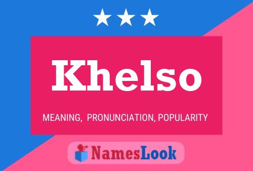 Pôster do nome Khelso