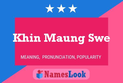 Pôster do nome Khin Maung Swe