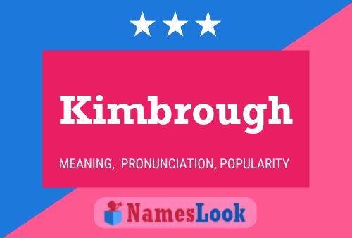 Pôster do nome Kimbrough