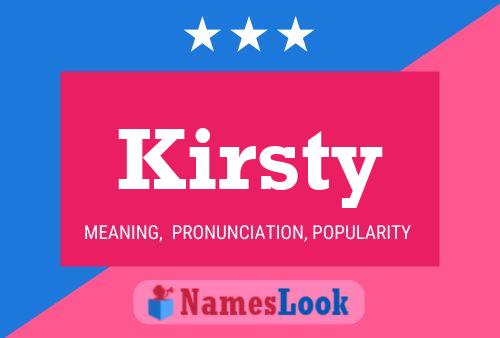 Pôster do nome Kirsty