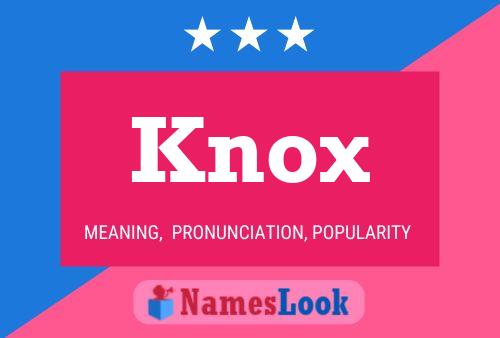 Pôster do nome Knox