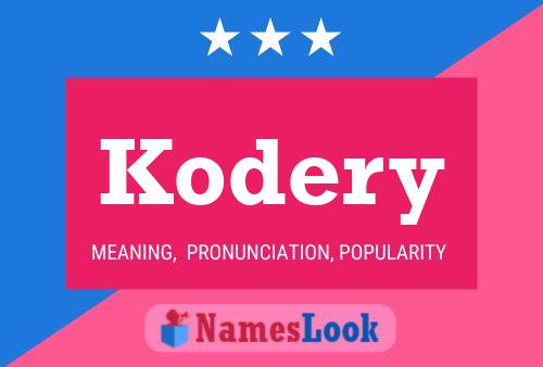 Pôster do nome Kodery