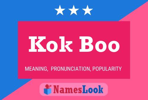 Pôster do nome Kok Boo