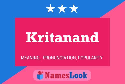 Pôster do nome Kritanand