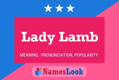 Pôster do nome Lady Lamb