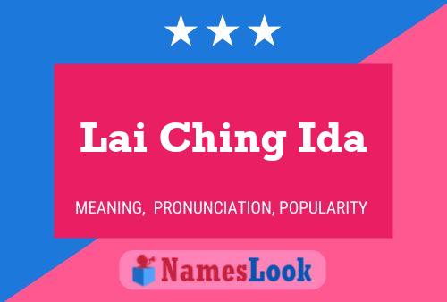 Pôster do nome Lai Ching Ida