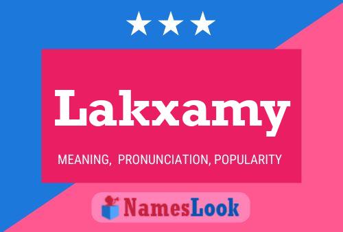 Pôster do nome Lakxamy