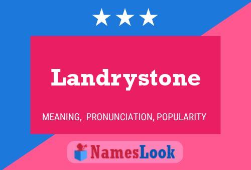 Pôster do nome Landrystone