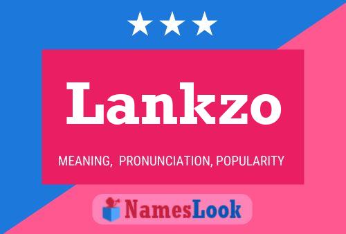 Pôster do nome Lankzo