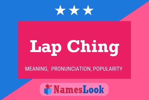 Pôster do nome Lap Ching