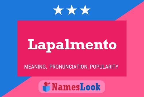 Pôster do nome Lapalmento