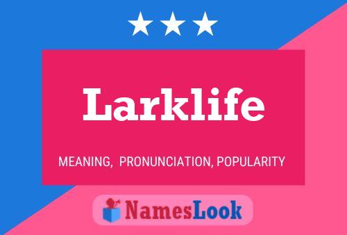 Pôster do nome Larklife