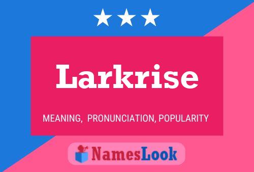 Pôster do nome Larkrise