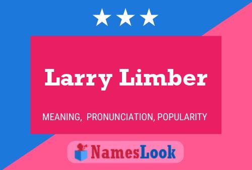 Pôster do nome Larry Limber