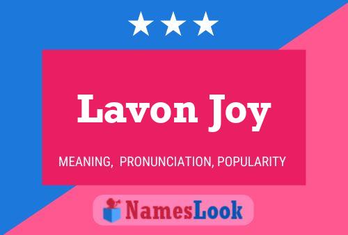 Pôster do nome Lavon Joy