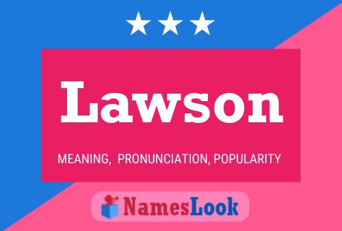 Pôster do nome Lawson