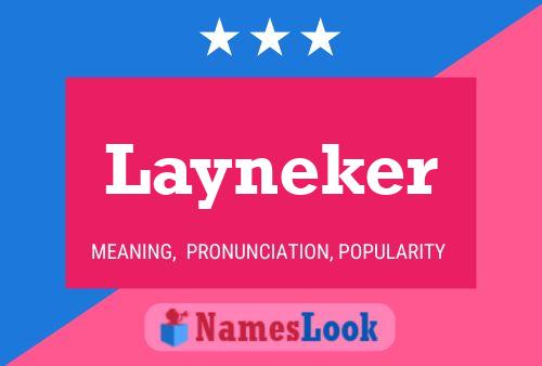 Pôster do nome Layneker