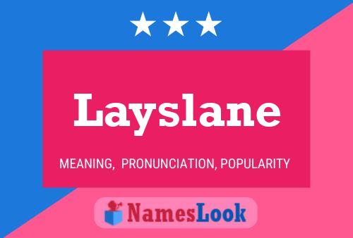 Pôster do nome Layslane