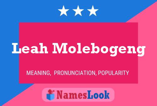 Pôster do nome Leah Molebogeng