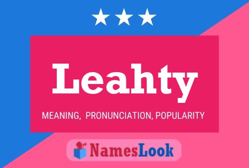 Pôster do nome Leahty