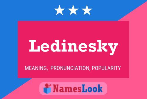 Pôster do nome Ledinesky