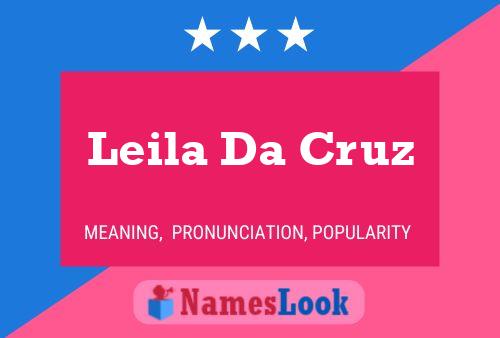 Pôster do nome Leila Da Cruz